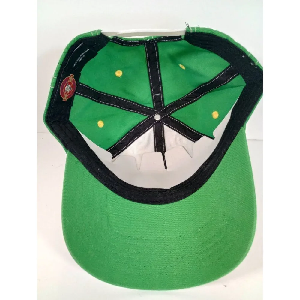 2009 Anheuser-Busch Official Product Budweiser Logo Green Adjustable Hat Cap NWT - Picture 8 of 9